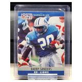 (12) Assorted Lions HOF Great "Barry Sanders" NFL Football Cards