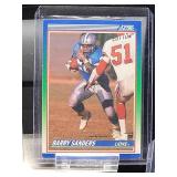 (12) Assorted Lions HOF Great "Barry Sanders" NFL Football Cards