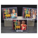 (3) Assorted Vintage 1993-94 Topps Stadium Club Beam Team Player Cards