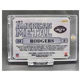 Aaron Rodgers 2023 Panini Plates and Patches #AM-18 American Metal Card