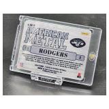 Aaron Rodgers 2023 Panini Plates and Patches #AM-18 American Metal Card