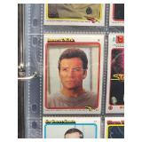 Vintage 1979 Topps Star Trek Binder Containing 72 Trading Cards