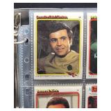 Vintage 1979 Topps Star Trek Binder Containing 72 Trading Cards