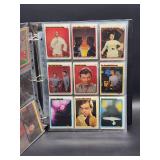 Vintage 1979 Topps Star Trek Binder Containing 72 Trading Cards