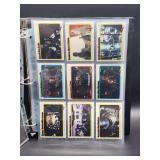 Vintage 1979 Topps Star Trek Binder Containing 72 Trading Cards