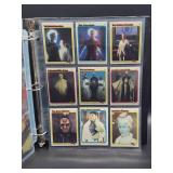 Vintage 1979 Topps Star Trek Binder Containing 72 Trading Cards