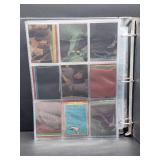 Vintage 1979 Topps Star Trek Binder Containing 72 Trading Cards