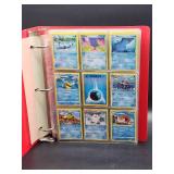 Pokeman Binder containing 189 Assorted Playing Cards