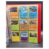 Pokeman Binder containing 189 Assorted Playing Cards