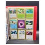 Pokeman Binder containing 189 Assorted Playing Cards