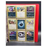 Pokeman Binder containing 189 Assorted Playing Cards