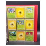 Pokeman Binder containing 189 Assorted Playing Cards