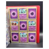 Pokeman Binder containing 189 Assorted Playing Cards