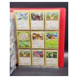 Pokeman Binder containing 189 Assorted Playing Cards