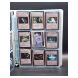 Magic the Gathering Binder Containing 140 Assorted Playing Cards