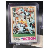 (5) Vintage 1982 Topps Football Bears HOF Great Walter Payton "Sweetness" Cards