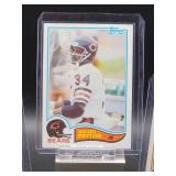 (5) Vintage 1982 Topps Football Bears HOF Great Walter Payton "Sweetness" Cards