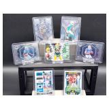 (7) Assorted NFL Rookie Player Cards