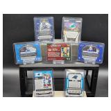 (7) Assorted NFL Rookie Player Cards