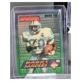 (12) Assorted Lions HOF Great "Barry Sanders" NFL Football Cards