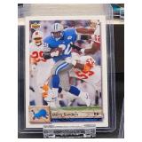 (12) Assorted Lions HOF Great "Barry Sanders" NFL Football Cards