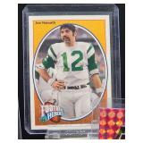 (12) Assorted "Broadway" Joe Namath "Reprint" Commemorative NFL Football Cards