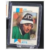 (12) Assorted "Broadway" Joe Namath "Reprint" Commemorative NFL Football Cards