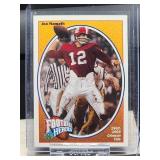 (12) Assorted "Broadway" Joe Namath "Reprint" Commemorative NFL Football Cards