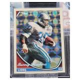 (12) Assorted Lions HOF Great "Barry Sanders" NFL Football Cards