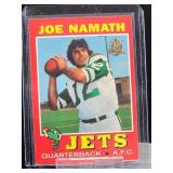 (12) Assorted "Broadway" Joe Namath "Reprint" Commemorative NFL Football Cards