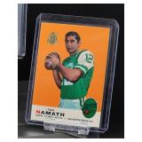(12) Assorted "Broadway" Joe Namath "Reprint" Commemorative NFL Football Cards