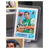 (12) Assorted "Broadway" Joe Namath "Reprint" Commemorative NFL Football Cards