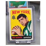 (12) Assorted "Broadway" Joe Namath "Reprint" Commemorative NFL Football Cards