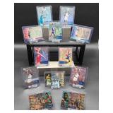 (12) Assorted Vintage NBA Basketball Holographic Cards