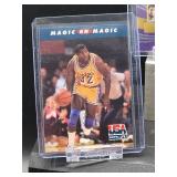 (12) Assorted Vintage Lakers HOF Great "Erving Magic Johnson" NBA Cards