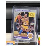 (12) Assorted Vintage Lakers HOF Great "Erving Magic Johnson" NBA Cards
