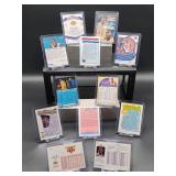 (12) Assorted Vintage Lakers HOF Great "Erving Magic Johnson" NBA Cards