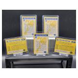 (5) Vintage 1982 Topps Football Bears HOF Great Walter Payton "Sweetness" Cards