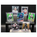 (7) Assorted NHL Hockey Rookie Cards
