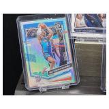 (4) Assorted NBA Oklahoma Thunder Player Cards and (1) Auto Card