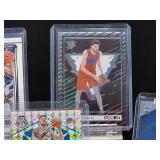 (4) Assorted NBA Oklahoma Thunder Player Cards and (1) Auto Card