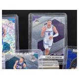 (5) Assorted NBA Basketball Rookie Player Cards