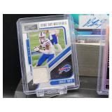 (2) Assorted NFL Auto/Jersey Patch Cards & (3) Assorted NFL Jersey Patch Cards