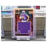 (2) Assorted NFL Auto/Jersey Patch Cards & (3) Assorted NFL Jersey Patch Cards