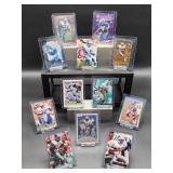 (12) Assorted Lions HOF Great "Barry Sanders" NFL Football Cards