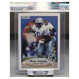 (12) Assorted Lions HOF Great "Barry Sanders" NFL Football Cards