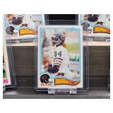 (5) Vintage 1982 Topps Football Bears HOF Great Walter Payton "Sweetness" Cards