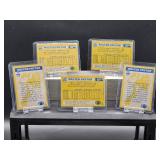 (5) Vintage 1982 Topps Football Bears HOF Great Walter Payton "Sweetness" Cards