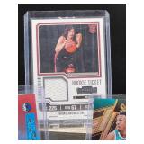 (5) Assorted NBA Auto Cards & (2) Jersey Cards