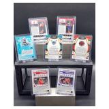 (5) Assorted NBA Auto Cards & (2) Jersey Cards